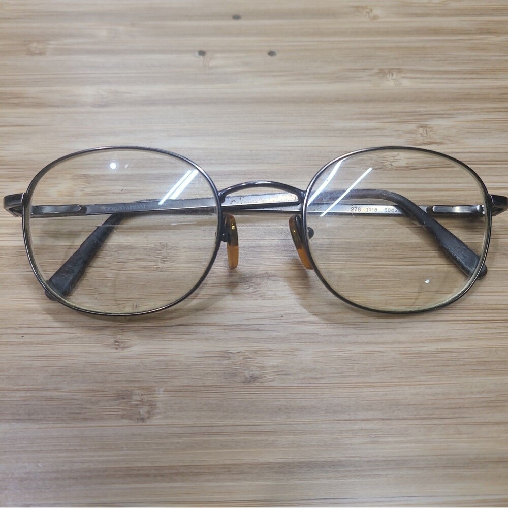 Giorgio Armani Glasses 278 1118 Eyeglasses frames Oval 50-20-135 Made in Italy
